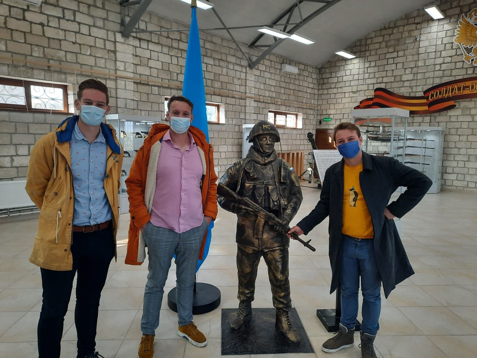 Our guests from Belgium in Army Museum Bender