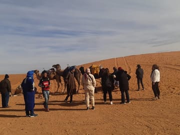 Overnight Desert Tour with Camel Ride in Erg Chebbi, Morocco