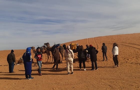 Erg chebbi Overnight desert tour & Camel ride Or Jeep