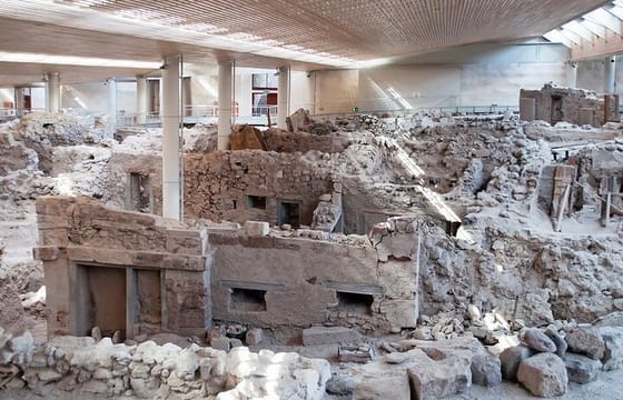 Private All-day Santorini Tour with Archeology and Wine Tasting