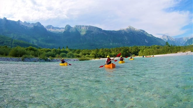 Kayak trip for beginners on Soča river photo 5