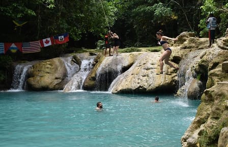 Blue Hole and Secret Falls Day Trip from Runaway Bay