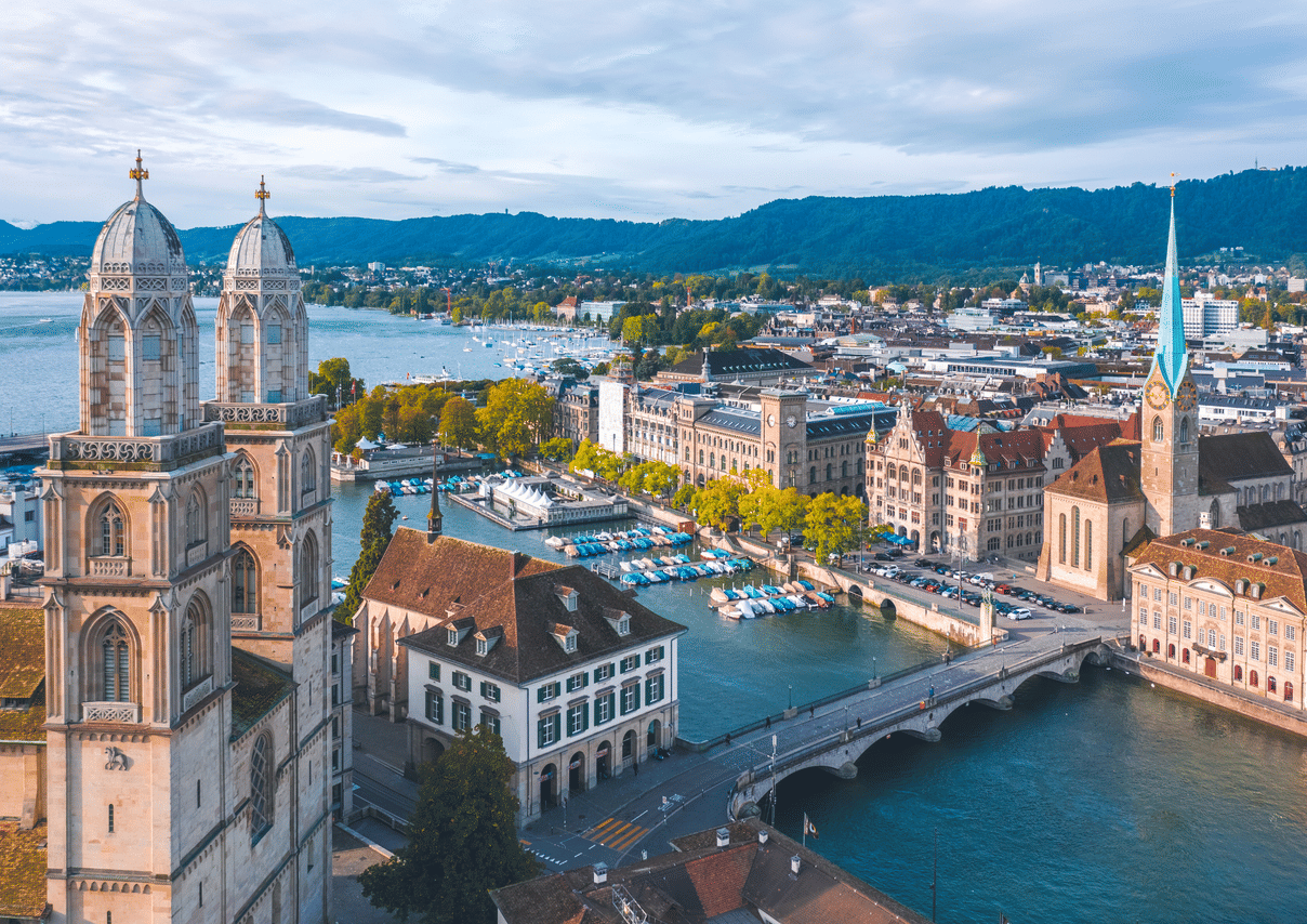 birthday mission city trip in Zurich