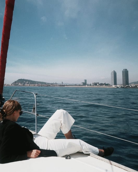 Private Full day 8 hours-Hour Sailing Experience in Barcelona | Boat Trip Barcelona