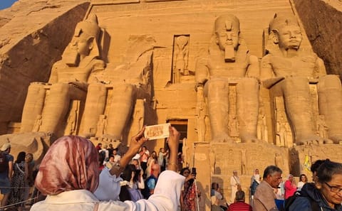 Private Abu Simbel Tour with Sunset Felucca Experience