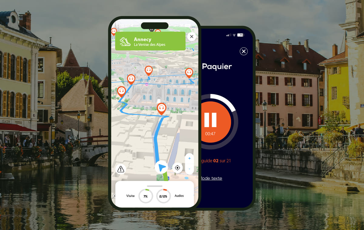 Audio Guided Walking Tour of Annecy, France