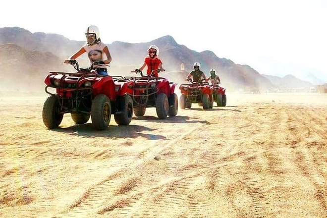 Hurghada Desert Quad Bike Safari i with Traditional Bedouin Dinner and Show photo 3