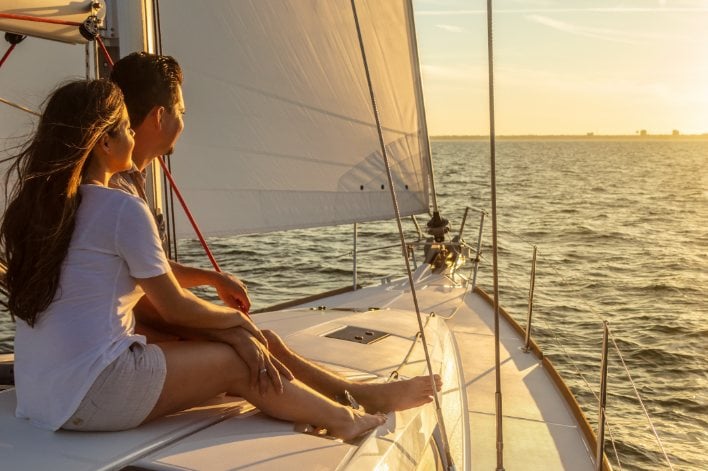 West Coast Sunset Catamaran Cruise – Harris Wilson II