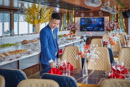 Cozy 5 Star Luxury Halong Day Cruise from Tuan Chau Harbor
