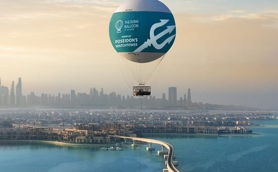 Hot Air Balloon Ride and Dhow Cruise Dinner in Dubai