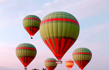 Hot Air Balloon Tour Over Marrakech's Scenic Landscape