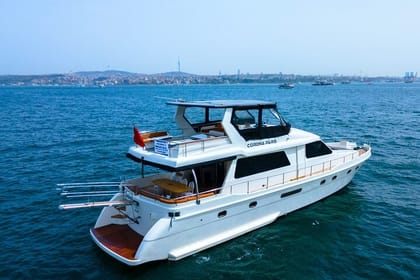 Istanbul Bosphorus Sunset Cruise with Wine on a Luxury Yacht
