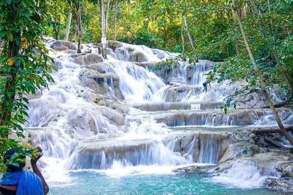 Half- Day Tour of Dunn’s River Falls and Blue Hole in Ocho Rios