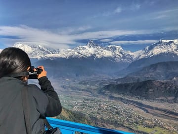 View from Sarangkot,Pokhara