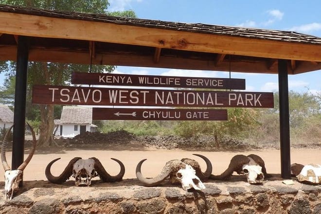 Entrance to Tsavo West