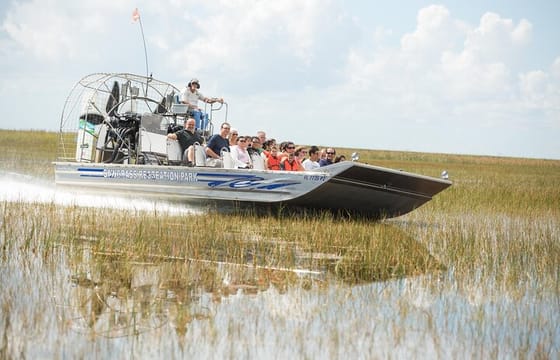 Everglades Admission Ticket with Airboat Ride and Wildlife Show