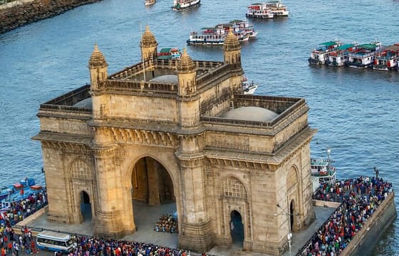 Mumbai & Goa with Architecture & Backwater of South India