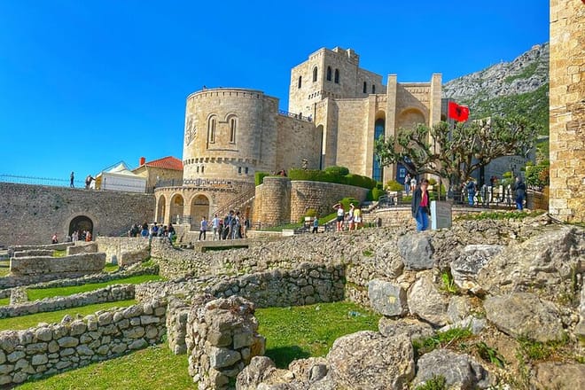 Kruja castle, the old Bazaar & Sarisalltik- Departure from Tirana photo 2