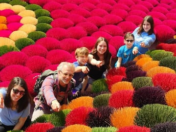 Incense Village to Ninh Binh Tam Coc Day Tour Small Group of 09