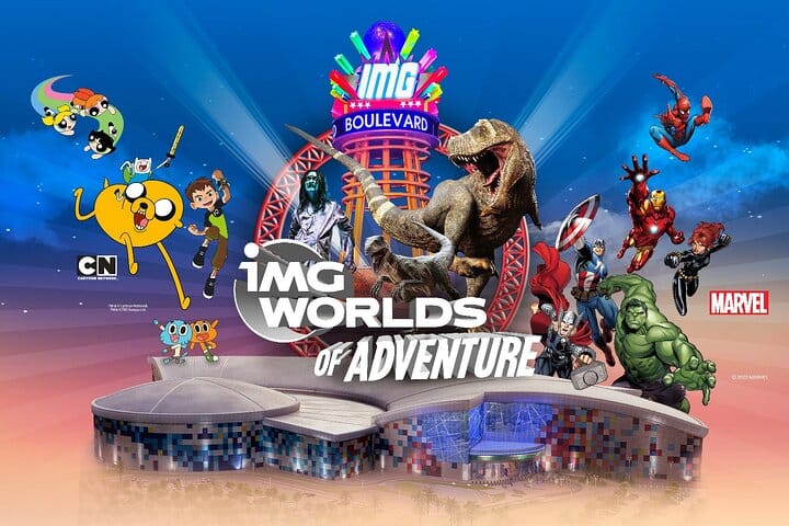 Dubai : IMG Worlds of Adventure Ultimate Escape – Thrills, Heroes & Dino-Sized Fun!