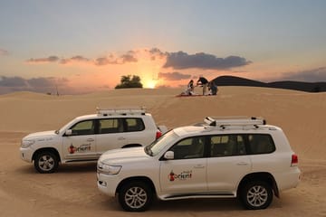 Overnight Desert Safari Experience with Private Cabin Stay in Dubai