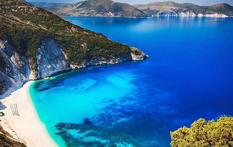 Myrtos Beach Swim and Melissani Cave Boat Tour in Kefalonia