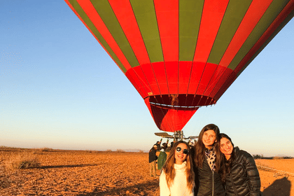 Sunrise Hot Air Balloon Ride Over the Atlas with Breakfast & Transport