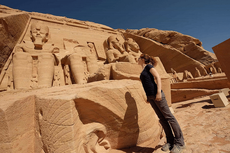 The Temples of Abu Simbel by Plane from Aswan