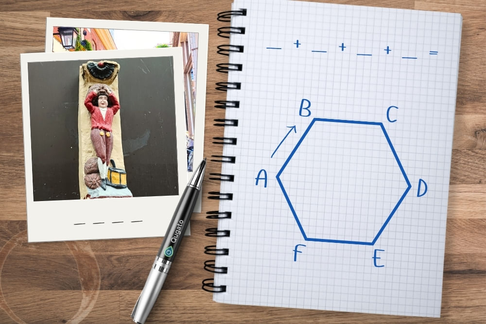 Photo of a challenge of the Utrecht puzzle adventure game.