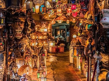 Cairo Day Tour Quad Ride, Cruise Dinner & Khan El Khalili Bazaar