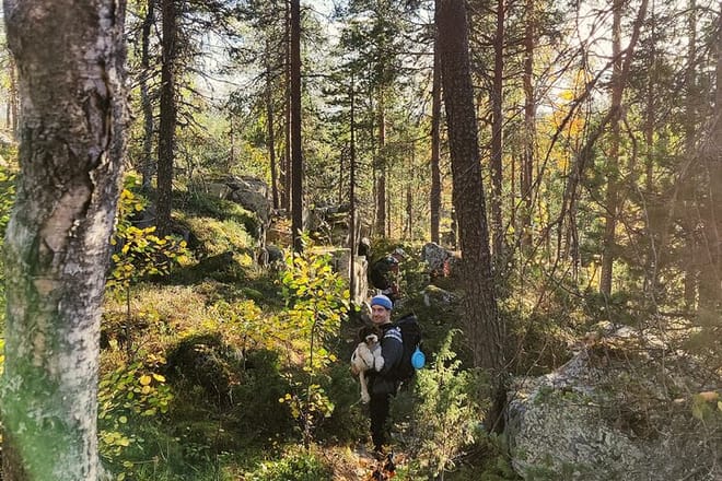 Rovaniemi: Insider Summer Hiking & Caves Tour Kätkävaara