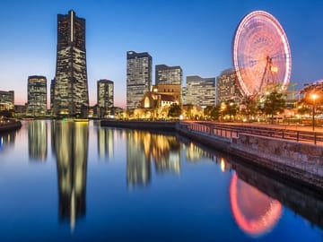Tokyo: Yokohama Day and Night Tour with English Speaking Driver