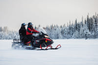 Snowmobile Safari Experience Driving into Lappish Forests 2H	 2