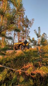 Midnight Sun, ATV Ride during the Golden Hour