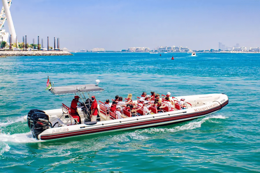 Dubai : Sea Adventures: Choice Between Dubai Marina Yacht Tour Or Speed Boat Thrills