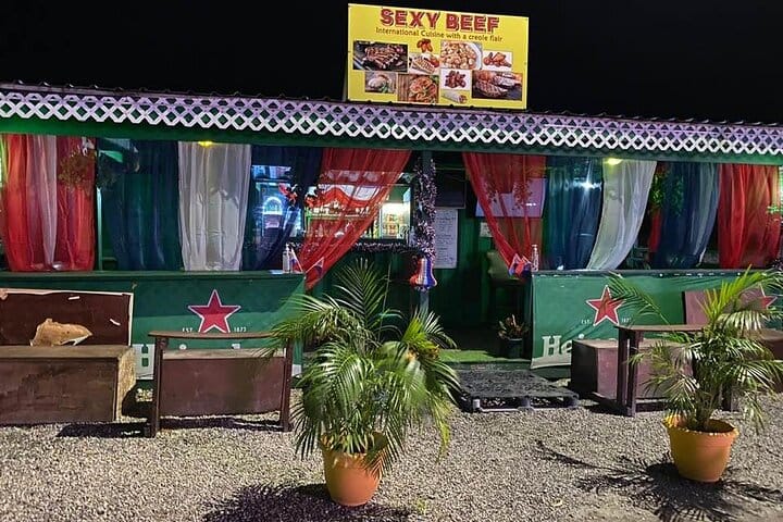 Sexy Beef is the number one local restaurant on the island.