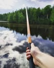 Rod Fishing from the Shore in Rovaniemi 1