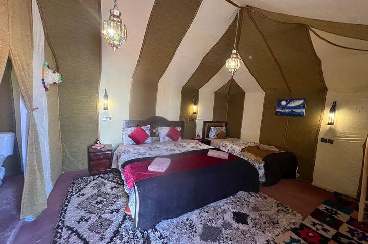 Private Camel Trekking and Luxury Desert Camp Experience in Merzouga