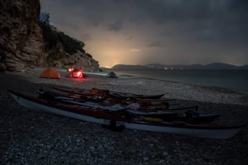 5-Day Sea Kayak Expedition Along Kiveri's Coastline, Greece