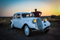 ½ Day : 1930’s Gentelman Vintage Car Ride & Camel Ride in Mythical Palm Groves | Private & Luxury 1