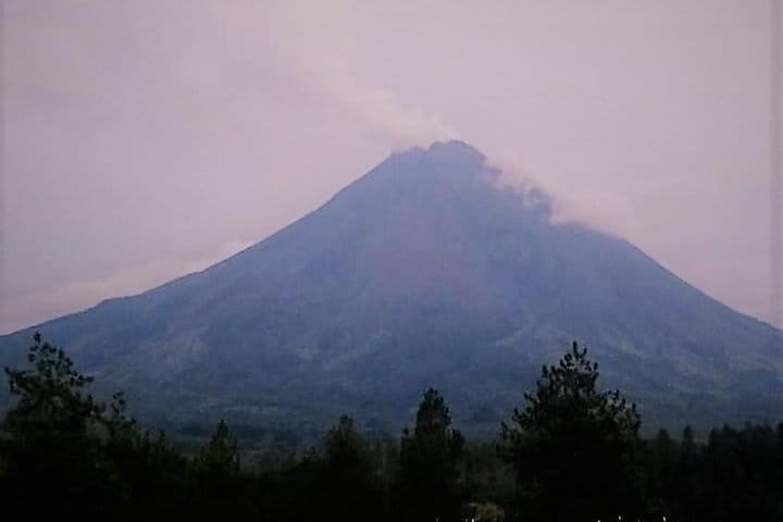Merapi volcano's view