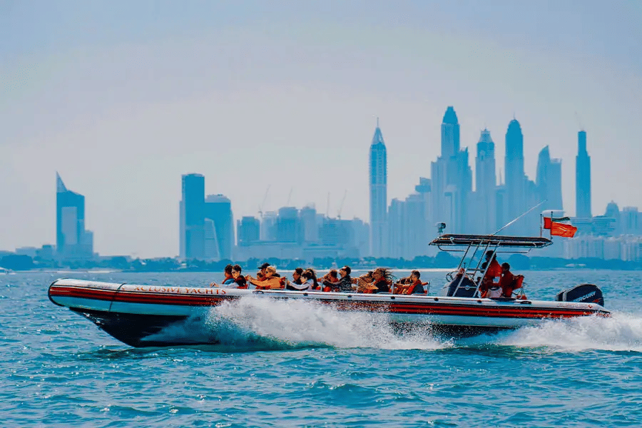 Dubai : Sea Adventures: Choice Between Dubai Marina Yacht Tour Or Speed Boat Thrills