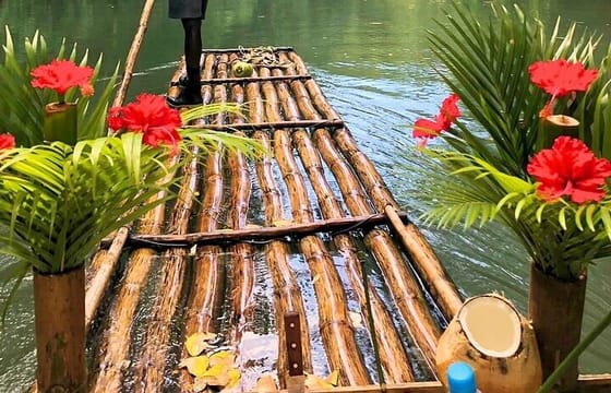 Bamboo Rafting with Limestone foot or Full Body Massage in Montego Bay