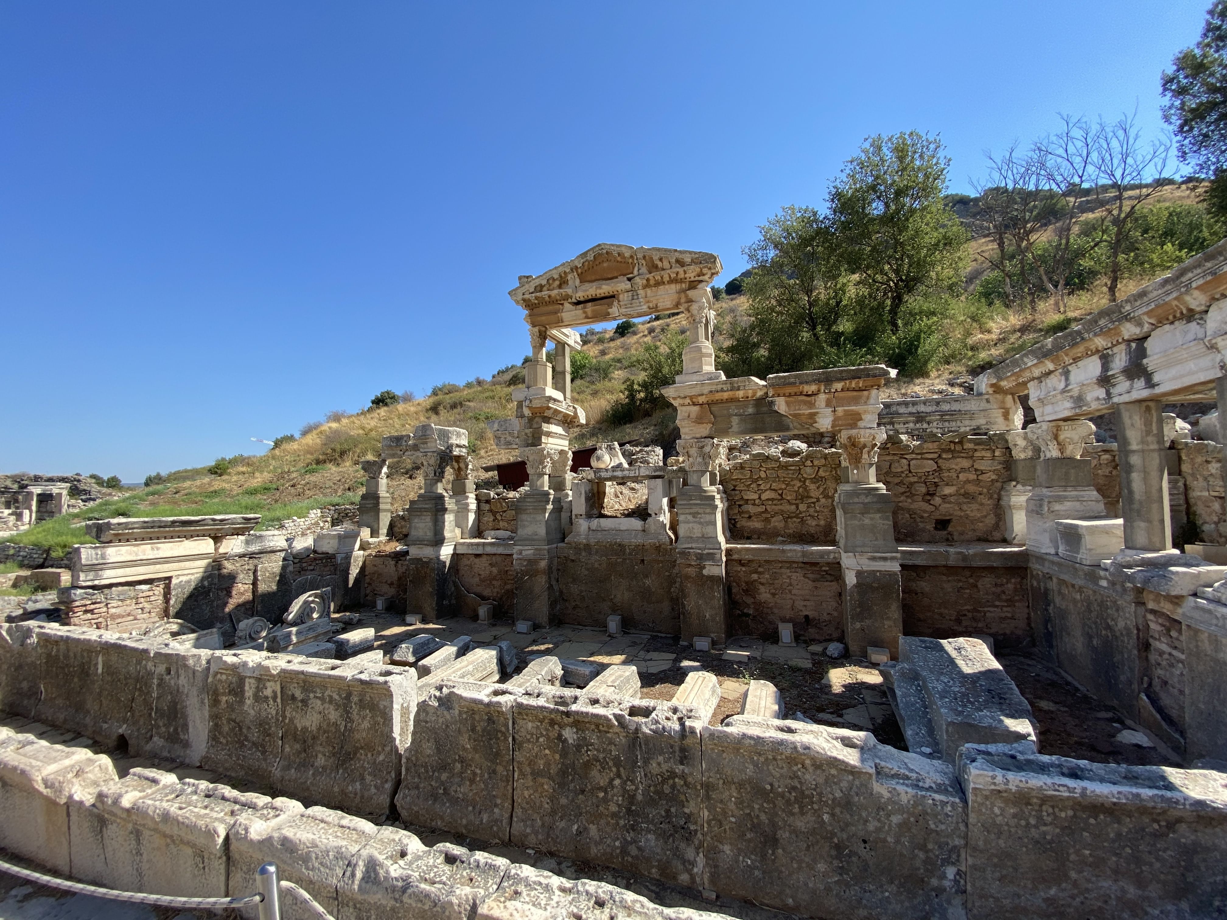Trajan's fountain at ephesus