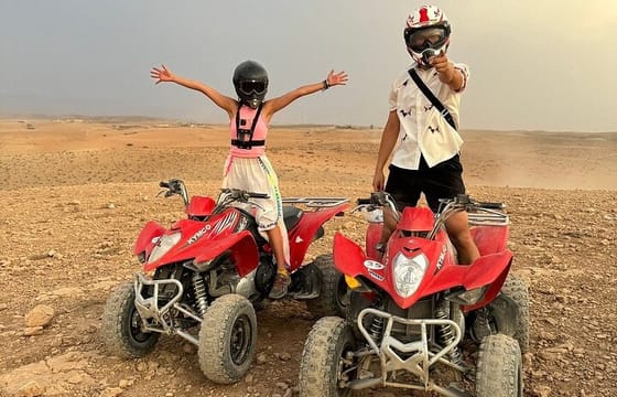 Quad Bike and Camel Ride with Lunch in Agafay Desert