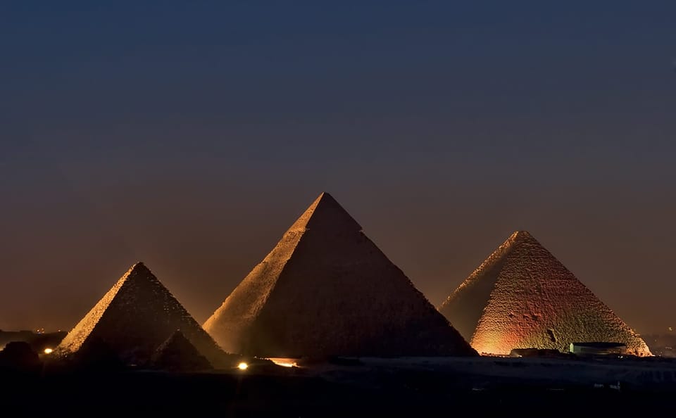 Giza Pyramids Sound and Light Show Tour in Cairo