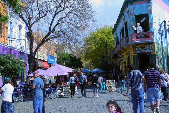 Caminito Street at La Boca Neighborhood