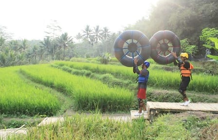 Borobudur Sunrise and River Tubing