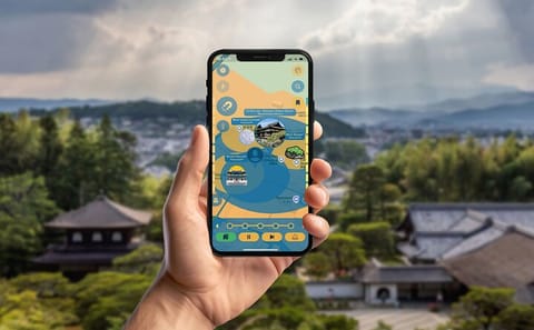 Kyoto Walking Tour with K Drama Smartphone App Guide