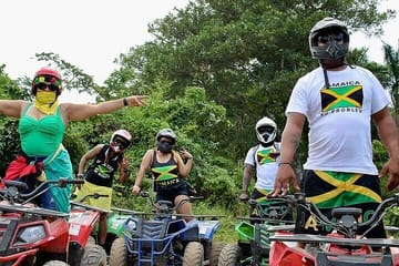 ATV Nature Ride and Sunset Tour at Ricks Cafe from Montego Bay